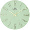 MPM Quality Design Wanduhr, Grün/Gold, Datum-Anzeige, 3D Ziffern, präzises Quarz-Uhrwerk, ∅ 305 mm, Moderne Wand-Deko für Wohnzimmer, Schlafzimmer oder Büro
