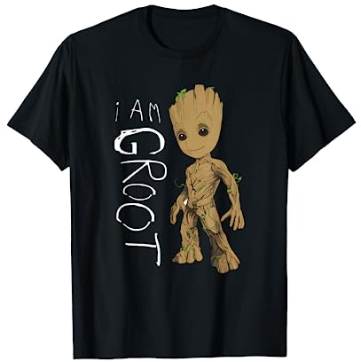 Guardians Of The Galaxy Vol.2 I Am Groot Scribbles T-Shirt
