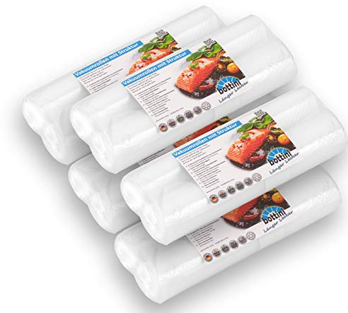 Vakuumrolle goffriert 10 Rolle 25 x 600 cm