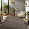 Carpettex Outdoor Teppich Wetterfest 280x370 cm Vintage Design Braun - Ideal für Balkon, Wintergarten, Terrasse, als Küchenteppich - Teppich Waschbar, Wasserfest, Pflegeleicht, Flachgewebt