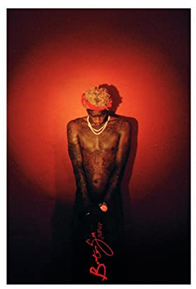 Rapper Young Thug 2 Leinwand-Poster, Schlafzimmer, Dekoration, Sport, Landschaft, Büro, Raumdekoration, Geschenk, ungerahmt, 50 x 75 cm