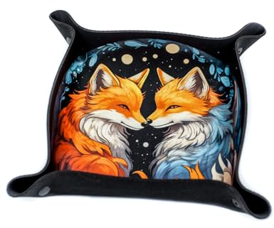 Bandeja de Dados para Juegos de Mesa y RPG - Wonder Book, Roll Player, Ashes Reborn - Foxy Souls