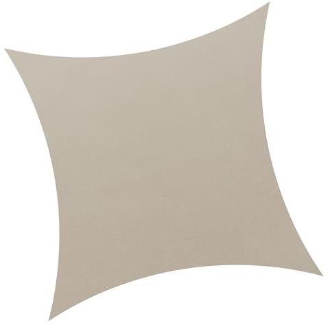 4L Textil Bankauflage Gartenbankauflage Bankkissen Polsterauflage Hollywoodschaukel Auflage für Gartenbank Sitzkissen und Rückenkissen wetterfest Stuhlkissen(Kissen(50x50 cm),Beige Uv-beständig)