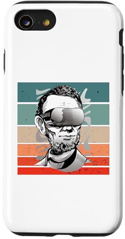 Hülle für iPhone SE (2020) / 7 / 8 Geschichte Virtual Reality VR-Technologie historische Figur
