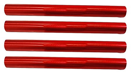 PNAJFUEL Zeltstange, Reparaturhülse Für Zeltstange, 4-Teilig, Reparaturset Für Zeltstangenschienen Aus Aluminiumlegierung, Ersatzreparatur-Notfallrohr Für Durchmesser 7,9–8,5 Mm