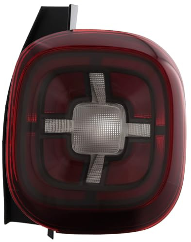 XYZ Parts Rear Tail Light For Dacia Duster SUV 2018-2021 | Non-LED Type , Dark Red & Clear , For UK Drivers Side Right Replacement