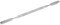 BORDSTRACT Stainless Steel Makeup Spatula Scoop, Double Ended Scar Wax Spatula Applicator, Depotting Spatula for Lipsticks Concealer Foundation Eye Shadow (L 47.24in Diameter)