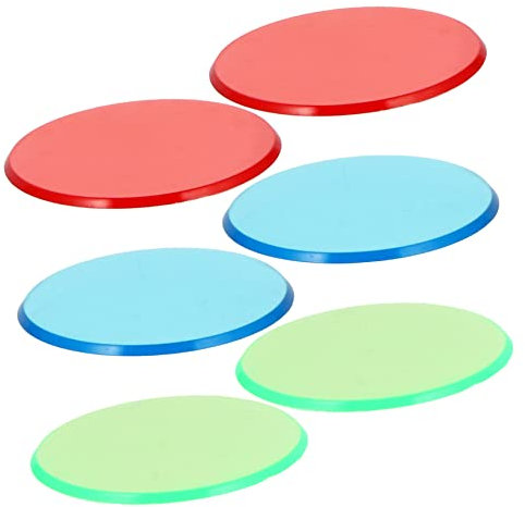 MOLUCKFU 6pcs Filter Lens Transmittance Chip Filter Boards Physics Optical Instruments for Teaching