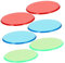 MOLUCKFU 6pcs Filter Lens Transmittance Chip Filter Boards Physics Optical Instruments for Teaching