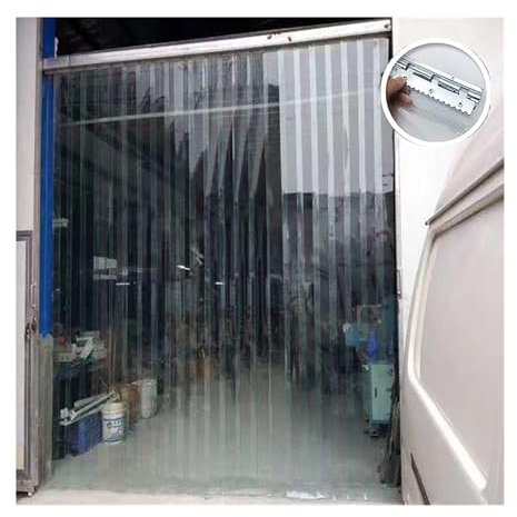 LGJEGD Soglie for Porte Strisce for Tende in plastica con Spessore 1,6 mm/1,8 mm for Porte Esterne Strisce for Tende (1.6mm,1.5Mx2.4M)