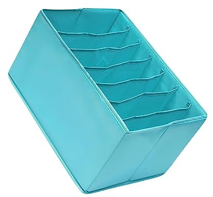 Generisch 1 X Unterwäsche Besteck Stapelbare Organisation Schubladen Organizer Badezimmer Würfelteiler Deckel Aufbewahrungsschubladen Socken