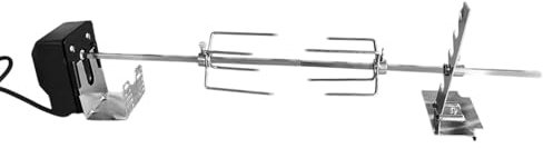 KESOTO Rotisserie Grill Kit Stainless Steel 15kg Capacity Accessories Automatic Rotating BBQ Rotisserie for Barbecue Burner