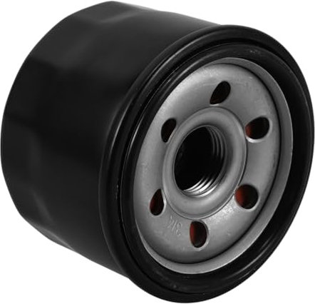 Mikikit Lawn Mower Filter Hedge Trimmer Part Trimmer Oil Filter Lawn Mower Oil Filter Mower Part Grass Shear Part Trimmer Part Filter Lawn Tool Part Cordless Grass Trimmer Part Black Metal