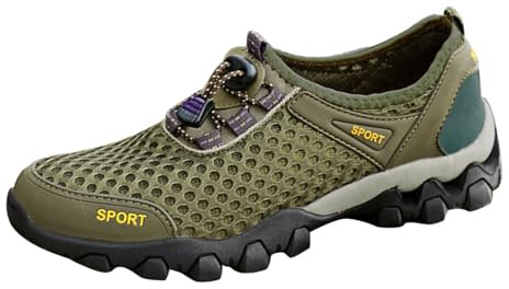 Sneakers Uomo,Scarpe da Ginnastica Corsa Senza Lacci Scivolare Scarpe Lavoro Comode Casual Jogging Trekking Sportive Traspiranti Esterno