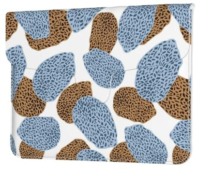 Best And Modern Leopard Skin Summary, 13 Inch Leather Laptop Sleeve, Protective Case for 13-13.3 Inch Ultrabook Laptops, Slim Fit Envelope Style PU Leather Sleeve
