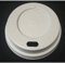 Paper Cup Company 4oz White Disposable Plastic Hot Drink Coffee Machine Tea Catering Cups Sip Lids - Pack of 50