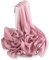 YFZYT Lady Donna Elegante Scialle Sciarpa Morbida Collo Wrap, Elegante Colore Puro Primavera Estate Sciarpa Shawl Chiffon delle Sciarpe di Seta - Pelle Viola