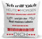 Kissen mit Spruch Ich Will Dich, Ich Liebe Dich - Geschenk für Frau, Freundin, Mann - Kissenhülle inklusive Kissen (Rot)