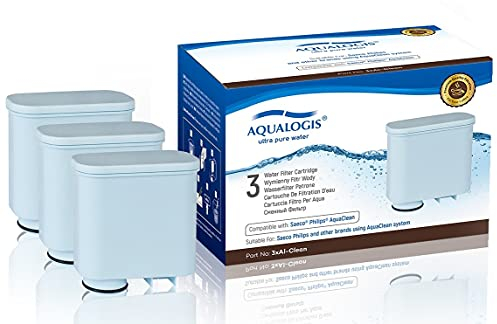 Aqualogis® Al-Clean Cartouche de filtre à eau anti-calcaire Compatible avec Saeco CA6903/01 AquaClean Pour machines à café Philips Saeco