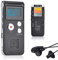 Lychee Professionale Registratore Vocale Digitale Portatile, 1536kbps,8 GB Multifunzionale USB Digital Audio Voice Recorder con Lettore MP3 (Nero)
