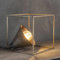 famlights Industrie Tischlampe Merlin Vintage Look/Steampunk Metallgestell Tischleuchte Tischlampe E27 / Metall Wohnzimmerlampe/Nachttischlampe Vintage Landhaus Industrial Schlafzimmer Wohnzimmer