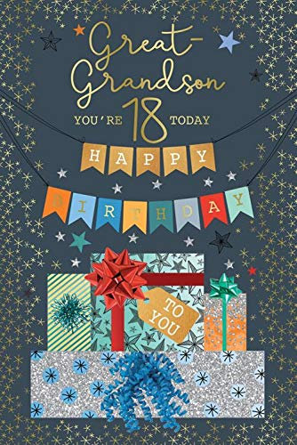 Geburtstagskarte zum 18. Geburtstag, englischer Text18 Today, englischer Text