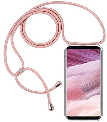 Étui Silicone Coque pour Huawei P30 Lite Cordon Tour De Cou Telephone Case - Housse pour Smartphone Lanyard Case Holder - Cordon Collier Dragonne Telephone Portable Coque, Lanyard Réglable