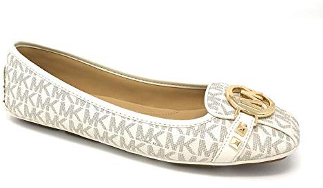 Michael Kors Women's Fulton Moccasin (Vanilla PVC, Numeric_8)