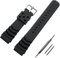ADDIESDIVE Cinturino in silicone da uomo, cinturino in gomma, a sgancio rapido, per orologi da uomo, 20 mm, 22 mm, 22 mm, silicone, 22mm, Silicone