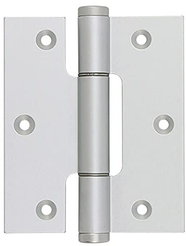 Bisagra de puerta de aluminio, con pasador de acero inoxidable Material/superficies: Al RAL 9016 blanco tráfico recubierto de polvo.