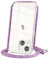 CAROKI Crossbody Case for iPhone 13 Mini,Necklace Mobile Phone Cover with Cord Strap Clear Transparent TPU Soft iPhone 13 Mini Cover Holder with Neck Cord Lanyard Strap-Unicorn