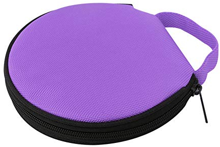 Tragbarer CD Player Tasche, 20 Kapazität CD-Tasche Auto Aufbewahrungstasche aus Oxford CD/DVD Aufbewahrung CD Organizer Auto Robuste Tasche für Zuhause Auto Reisen, durchmesser 16cm