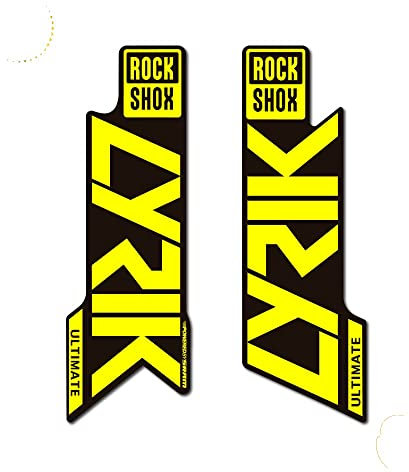 Adesivi compatibili con forcella bici Rock Shox Lyrik Ultimate 2020