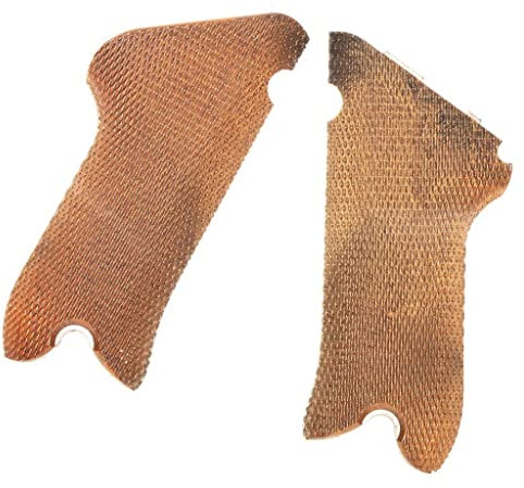 Airsoft Softair Ersatzteile WE (WE-TECH) Grip Cover Kunststoff Griffabdeckung passend für Armorer Works AW WE Luger P08 GBB Pistole Brown