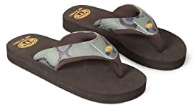 Animal Jekyl Kids Flip-Flops - Slip-on & Lightweight Footwear with Soft Padded Straps for Boys & Girls - Best for Spring, Summer, Beach & Outdoors Black Iris Navy Kids Shoe Size 13
