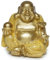 Valmoni Sport Chinesische Glücksbuddha-Figur, goldfarben, großes Glück, Dekoration (gelb)