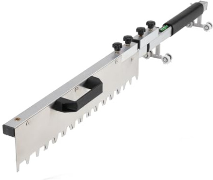 QAVODB Silver Tile Flat Ash Tool Flat Sand Tiling Leveling System Tile Paving Decorative Tool Used for Laying Floor Tiles of Different Sizes