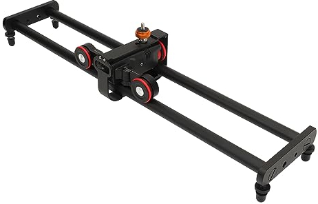 Video Camera Dolly, DSLR Camera Slider App Remote Control Infinitely Adjustable Speed Detachable Video Camera Dolly Car for Shooting