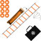ND Sports ND Speed Agility Football Training Exercise Ladder Kit With Drill Cones Pegs Orange