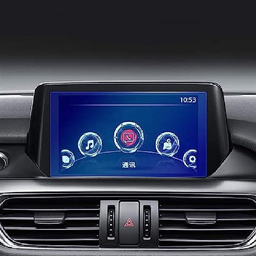 KORKUS Auto Navi Folie Zubehör Kompatibel Mit Mazda 6 Für Atenza 2015 2016, Auto-GPS-Navigationsfolie, LCD-Bildschirm, Gehärtetes Glas, Schutzfolie, Anti-Fingerabdruck-Folie