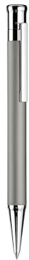 Otto Hutt Design 04 Kugelschreiber Graphite Grey, mit Schaft matt satiniert, Beschlagteile glanz Platin beschichtet, 001-20240