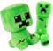IOSCDH Mine cr-AFT Plüschtiere,2 Stück Creeper Plüschfigur, Mine CRA-ft Kuscheltier,Home Dekor Cartoon Plüsch Spielzeug Gefüllte für Fans Kinder und Spielbegeisterte