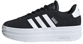 adidas Unisex Kinder Vl Court Bold Junior Shoes, Core Black/Cloud White/Cloud White, 36 2/3 EU