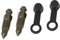 A ABSOPRO Entlüftungsschraube mit Kappe M8x1.25mm für Motorrad-Bremszylinder (Set aus 2 Stück)