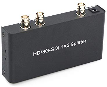 Lckiioy Sdi Splitter 1X2 Video Konverter 3G / Hd/Sdi Repeater Unterstützung 1080P Verteilung Extender für Projektor Monitor Kamera (Eu Stecker)