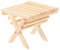 ERINGOGO Miniatur Klapptisch Aus Holz Für Puppenhaus Faltbares Möbelmodell Für Außenbereich Elegantes Miniaturmöbel Zubehör Für Puppenhausdekoration