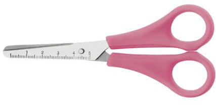 Forbici per bambini, 130 mm, rosa (confezione da 12)