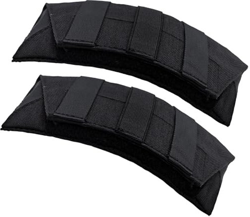 SOGOYFLA Ultra Thick Shoulder Strap Pad 2 Pack, Heavy Load Backpack Strap Pads, High Elasticity Tactical Bag Shoulder Pads (Black)