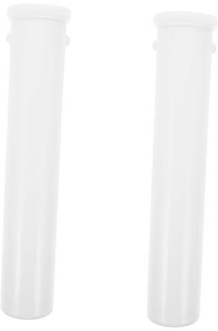 Mikinona 2 Stk Eiszapfen Box Bar Eis Eisröhre Wiederverwendbares Eis Eismaschine Flasche Eis Selber Machen Kühlstäbe Für Wasserflaschen -eisschalen Eiswürfel Für Whisky Plastik Weiß