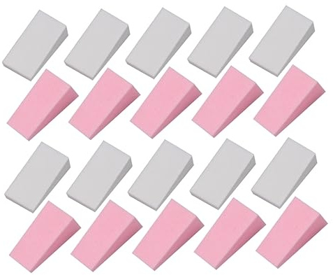 BELLIFFY 48pcs Make up Sponges Dry Wet Powder Puff Soft Trapezoid Shape for Foundation and Priming